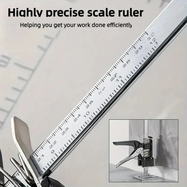 15 In Labor Saving Arm Hand Lifting Jack Tool Door Panel Drywall Lifting Cabinet Board Lifter Tile Height Adjuster Elevator Tool - Image 2