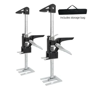 15 In Labor Saving Arm Hand Lifting Jack Tool Door Panel Drywall Lifting Cabinet Board Lifter Tile Height Adjuster Elevator Tool