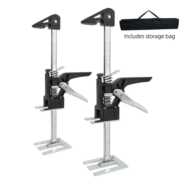 15 In Labor Saving Arm Hand Lifting Jack Tool Door Panel Drywall Lifting Cabinet Board Lifter Tile Height Adjuster Elevator Tool