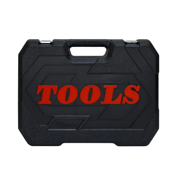 216pcs Portable Tool Kit & Socket Wrench Set with Case, Ratchet & Wrenches for Home Use - Tools Set Tool Box for Men Women - Image 6