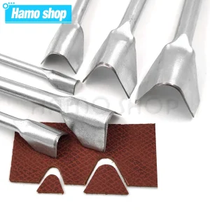 1Pc 10mm-45mm V-Shaped Leather Cutting Craft Tools Portable DIY Punch Cutter Tools for Belt Wallet Handcrafts Strap